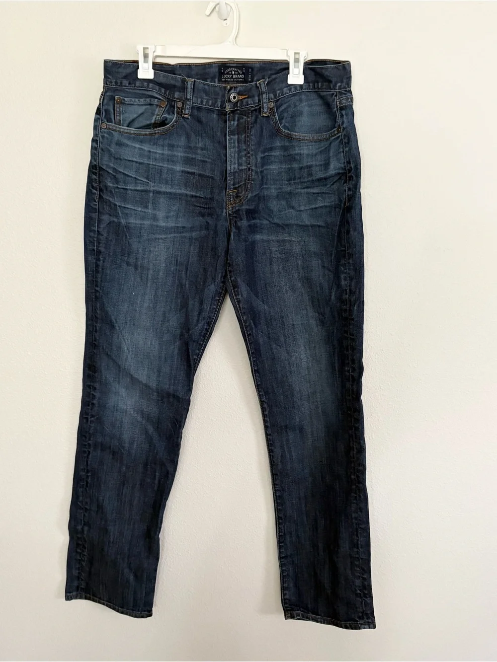 Lucky Brand Jeans 121 Heritage Slim Mens Size 34x32 Blue Denim